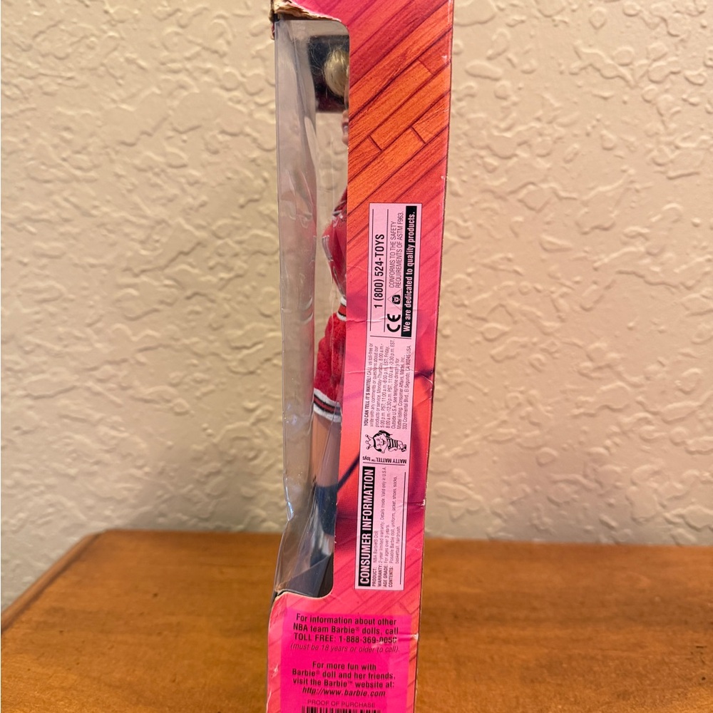 NBA 1996 Chicago Bulls Michael Jordan Barbie Doll - Vibrant Pink - Picture 3 of 15